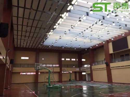 重慶育才學(xué)校體育館吸音項(xiàng)目(圖1)