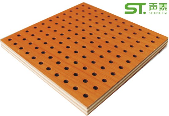 籃球館木質(zhì)穿孔吸音板(圖2) 籃球館木質(zhì)穿孔吸音板(圖2)